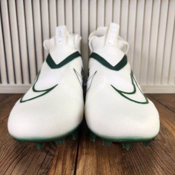 Nike Alpha Menace Elite 3 Mens Size 14 White Green Football Cleats DM1792-103 main image 5